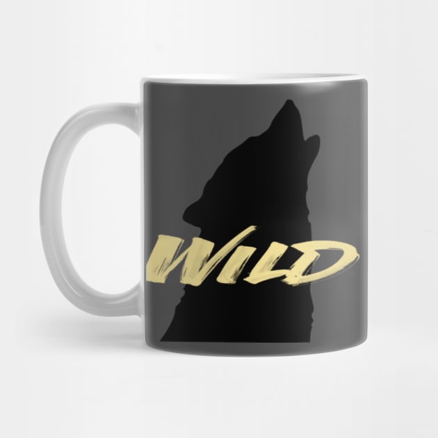 Wild Wolf Silouette by Wild & Free Plus3